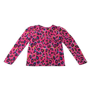 365 Kids - Garanimals  - Girls Shirt - Size 6 - Pink Animal Print-Fuzzy